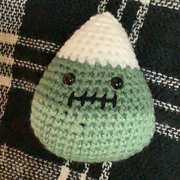 Hand Crafted Holiday Candy Corn Zombie Plush Crocheted Poshmark